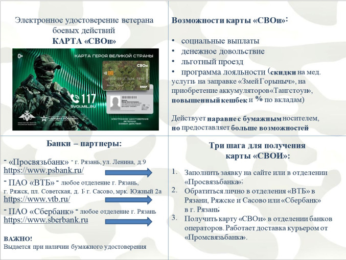 Информация о возможности получения и использования электронного удостоверения ветерана боевых действий Информация о возможности получения и использования электронного удостоверения ветерана боевых действий.